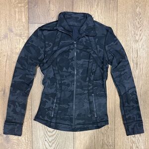 Lululemon Define Jacket in the Heritage 365 Camo Deep Coal Multi color